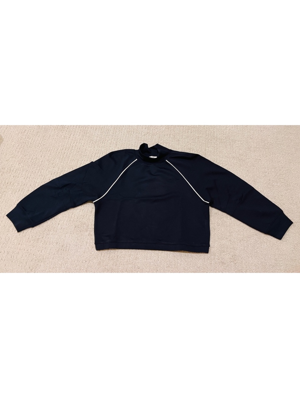 Habitual Cropped Pullover - Navy - Large